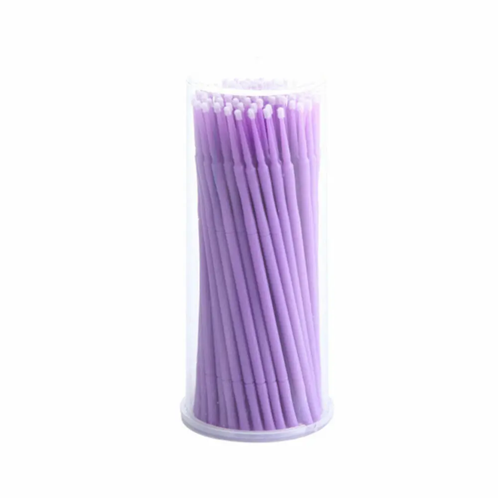 

100PCS Tattoo Cotton Swab Lint Free Supplies Brush Microblading Micro Brushes Applicator Tattoo Accessories For Makeup