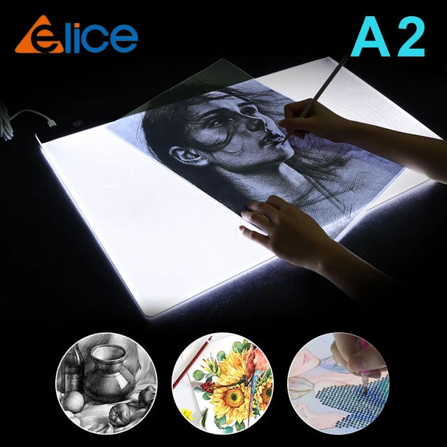 A2/A3/A4/A5 LED Light Pad for diamond painting Artcraft Tracing Light Box  Copy Board Digital Tablets Painting Drawing Tablet - AliExpress