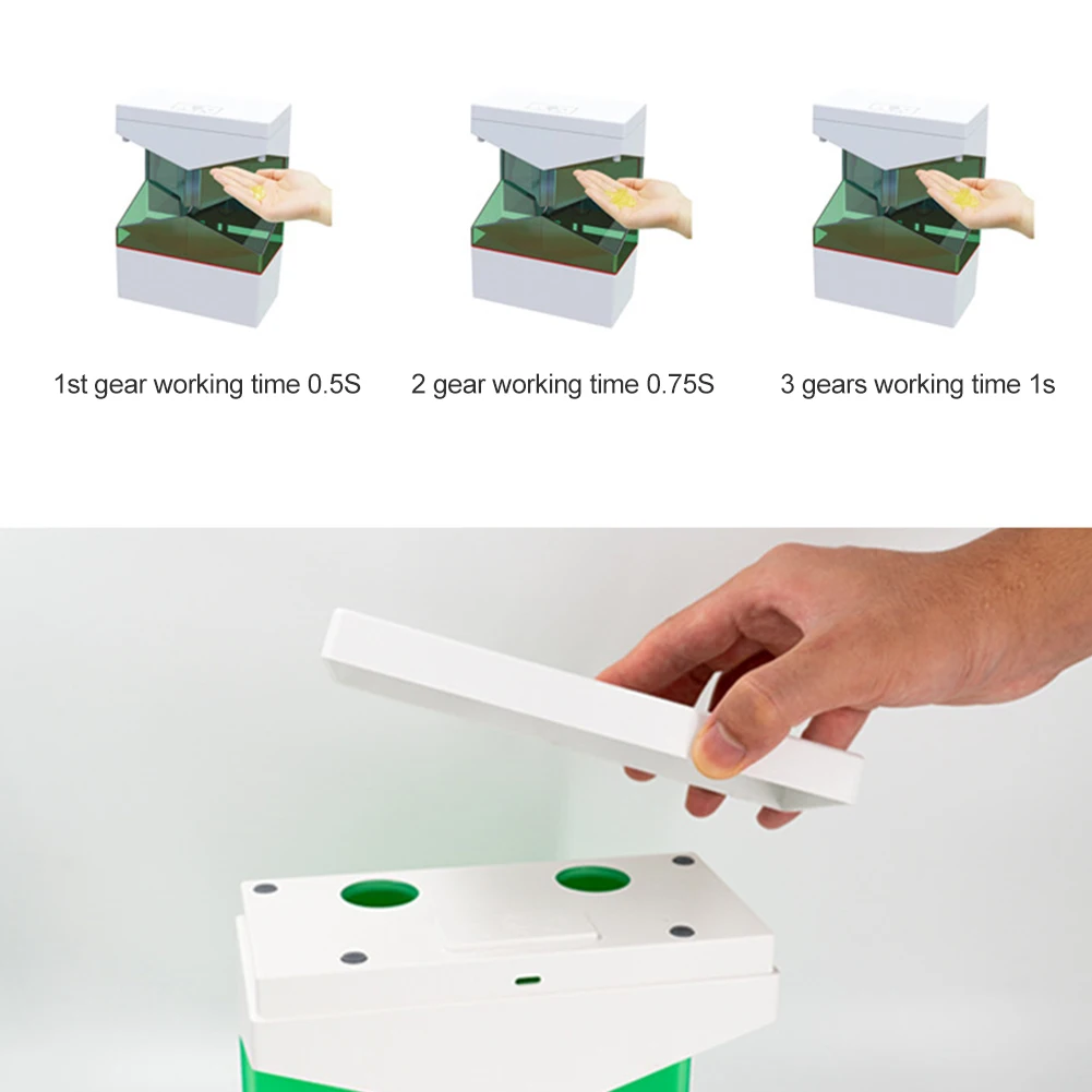 

Double Soap Dispenser Automatic Touchless Infrared Sensor Liquid Foam Hand Disinfection Shower Sanitizer Gel Pump