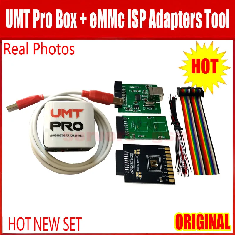 Новый оригинальный UMT Pro2 BOX /UMT + Avb 2 в 1 коробка с USB-кабелем eMMC ISP адаптеры