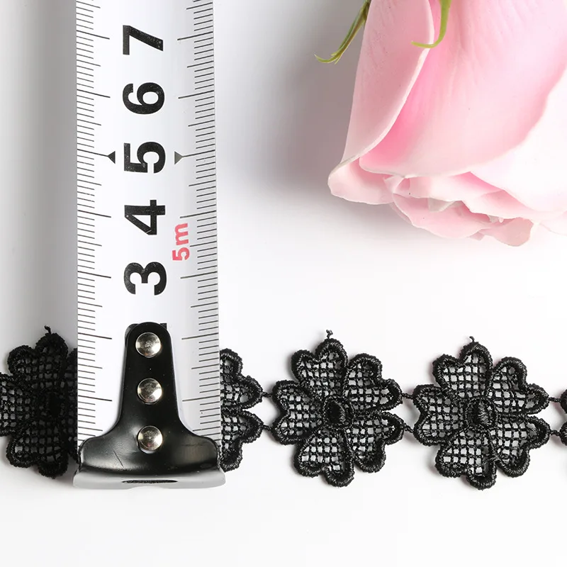 Размеры разные 15 ярдов растворимые полиэфирные кружевные ленты ткани для шитья своей одежды, шторы и аксессуары 2020 года.