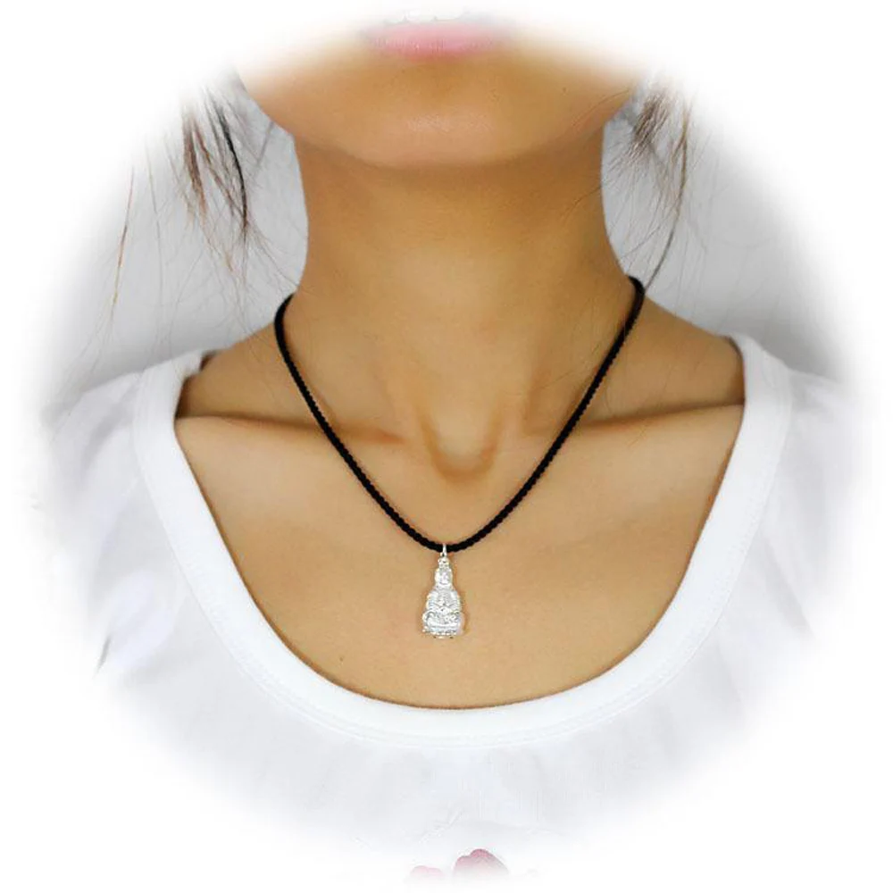 Оптовая продажа 100% 925 стерлингового серебра ювелирные изделия Буддизм сплошной