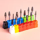 Вольфрамовая карбидная фреза для маникюра, фреза для ногтей, фреза для машинки для маникюра, аксессуары для ногтей