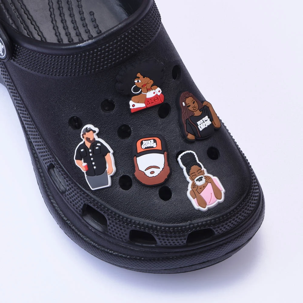 1 шт. Черные Подвески для обуви Croc JIBZ | Обувь