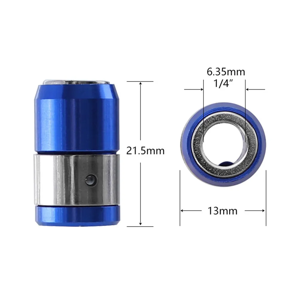 

Magnetic Ring For 6.35mm Shank Anti-Corrosion Drill Bit Magnet Powerful Ring Universal Magnetic Ring 1/4 Metal Screwdriver Bit