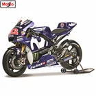 Авторизованная Модель гоночного мотоцикла Maisto 1:18 Rossi Honda GP из сплава, модель игрушечного автомобиля