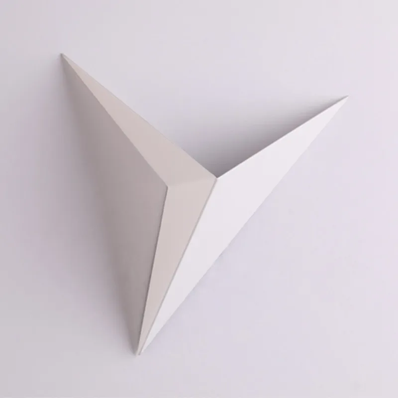 Минималистичные светодиодсветодиодный Настенные светильники треугольной формы