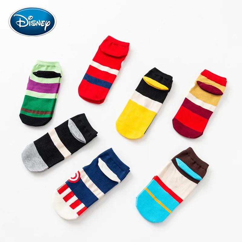 Disney новые хлопковые носки с рисунком человек подростковые короткие для