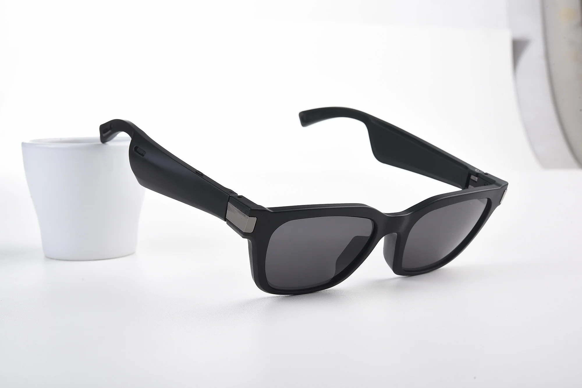 저렴한 블루투스 헤드셋 스마트 안경 5.0 올인원 무선 야간 투시경 다기능 지향성 오디오 편광 선글라스, 스마트 안경 올인원