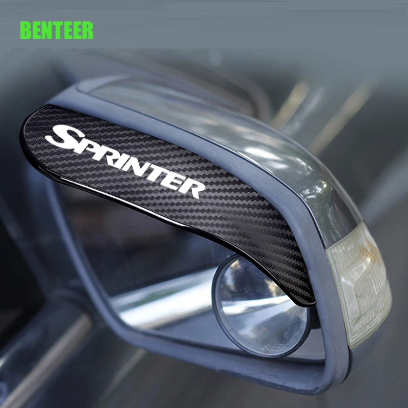 2Pcs Rearview Mirror Eyebrow Rain Cover For Benz AMG CITAN R V CLASS SPRINTER VIANO VITO W203 W204 W205 W124 W213 W212 W214 W221 - купить по