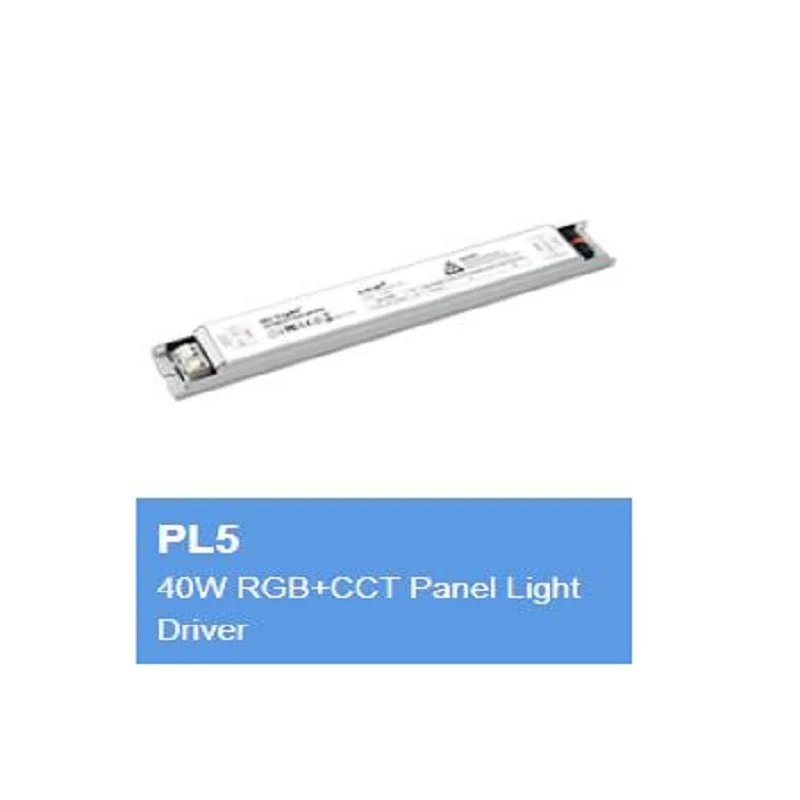 Milight MiBOXER PL2 40W Color Temperature Panel Light Driver Transformer PL5 RGB+CCT led power AC180-240V on - Преобразователь света панели с регулировкой цветовой температуры Milight MiBOXER PL2 40W, RGB+CCT, мощность светодиодов PL5, питание AC180-240V 