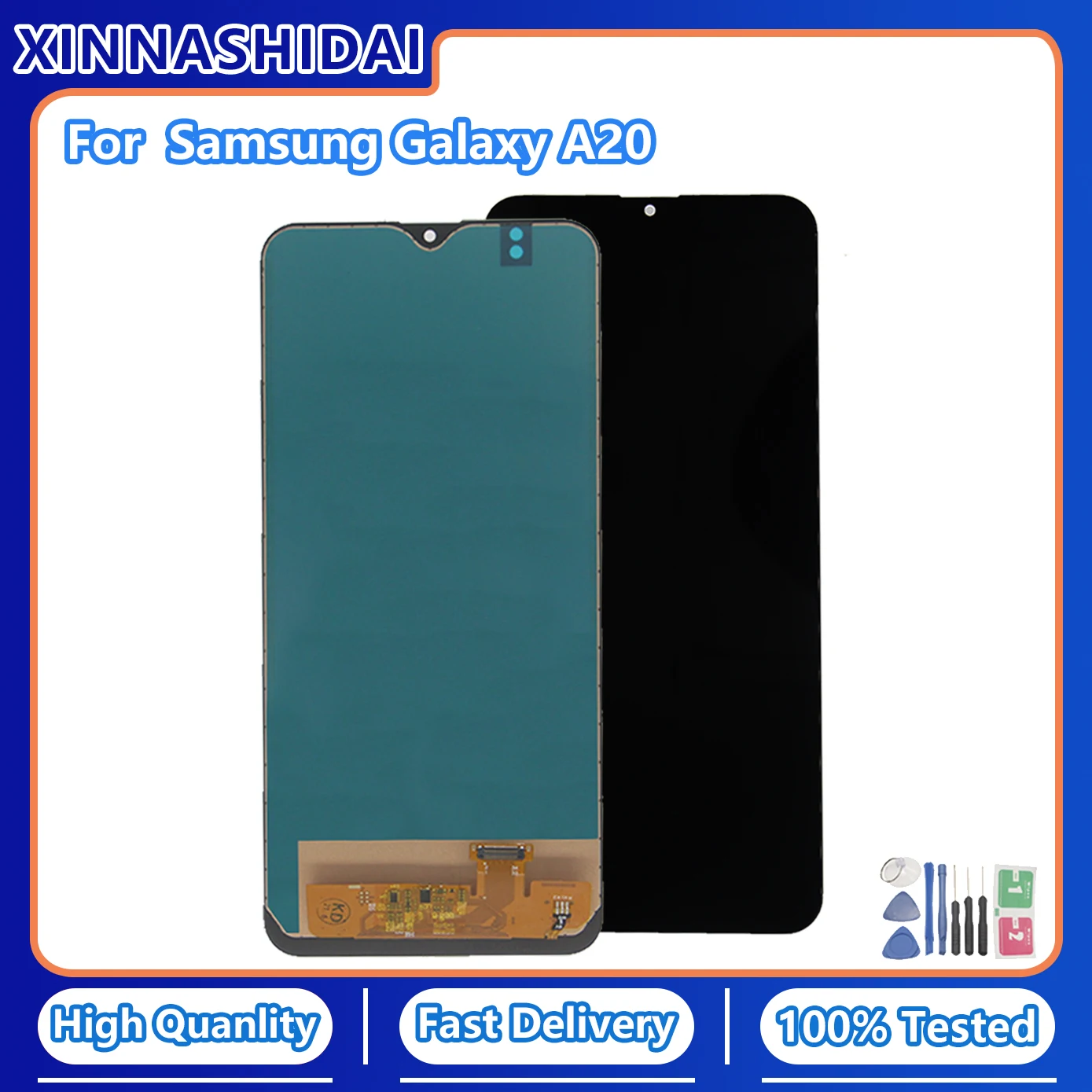 ЖК-дисплей для Samsung Galaxy A20 A205 A205G A205F сенсорный экран SM-A205F/DS A205FN A205GN/DS дигитайзер