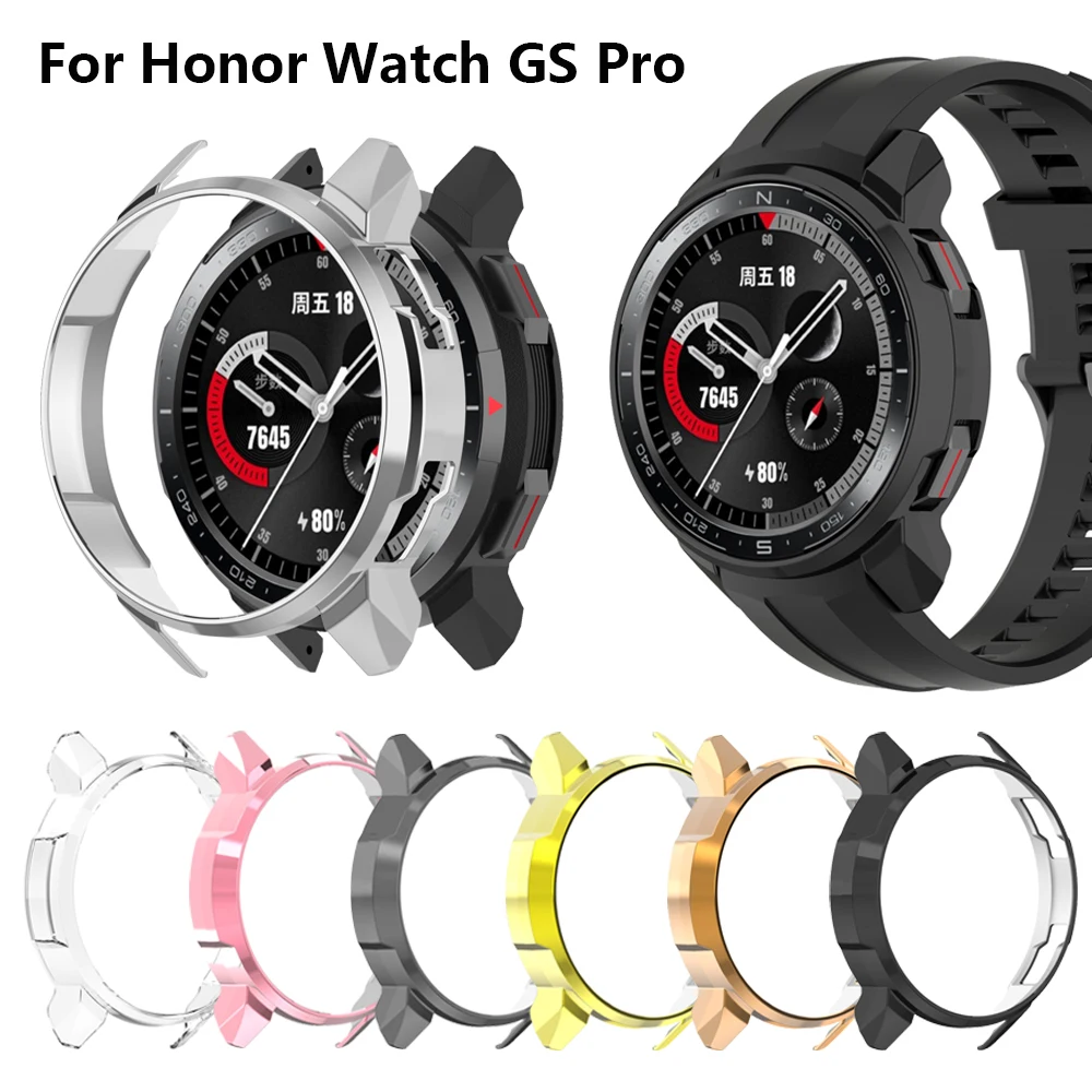 

Watch Case For Honor Watch GS Pro Smart Watch Plating PC Protective Shell Accessories For Honor GS Pro