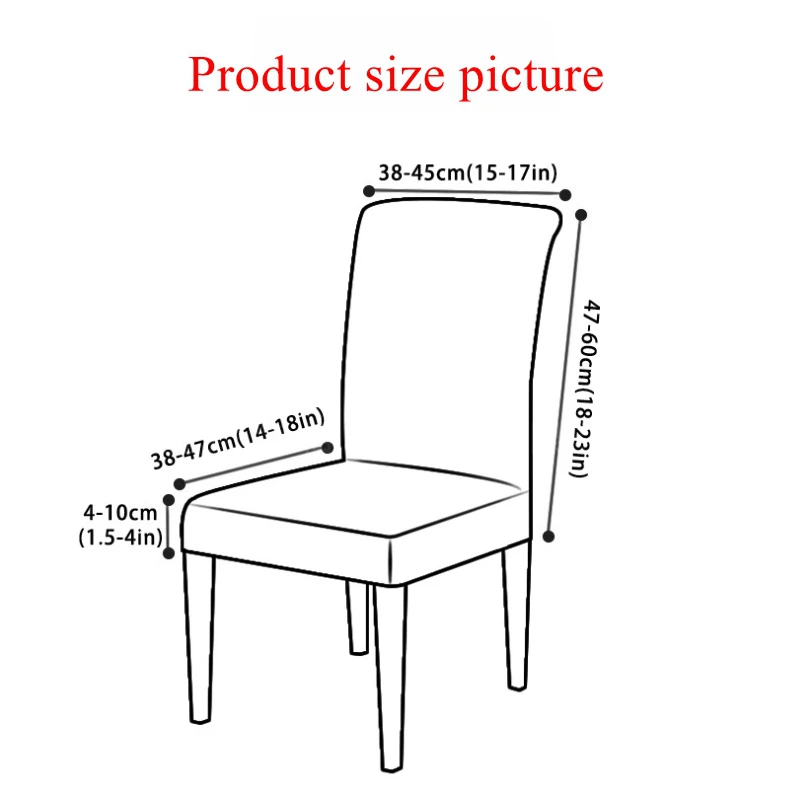 

LuanQI Chair Cover Waterproof Pu Leather Fabric 1Pc Solid Color Elastic Cover For Family Banquet Garden Chair Protector Banquet