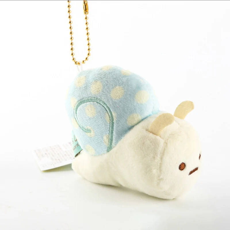 O 7 см Sumikko Gurashi Мягкая Подвеска для ключей плюшевые игрушки для детей детские мягкие куклы игрушки для девочек подарок на день рождения сумка Подвеска - Цвет: O