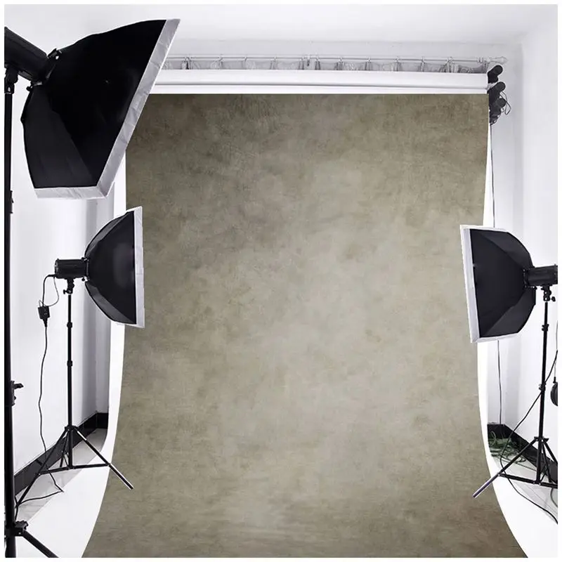 5x7ft Винтаж серая стена Художественная фотография фон фото-Декорации для