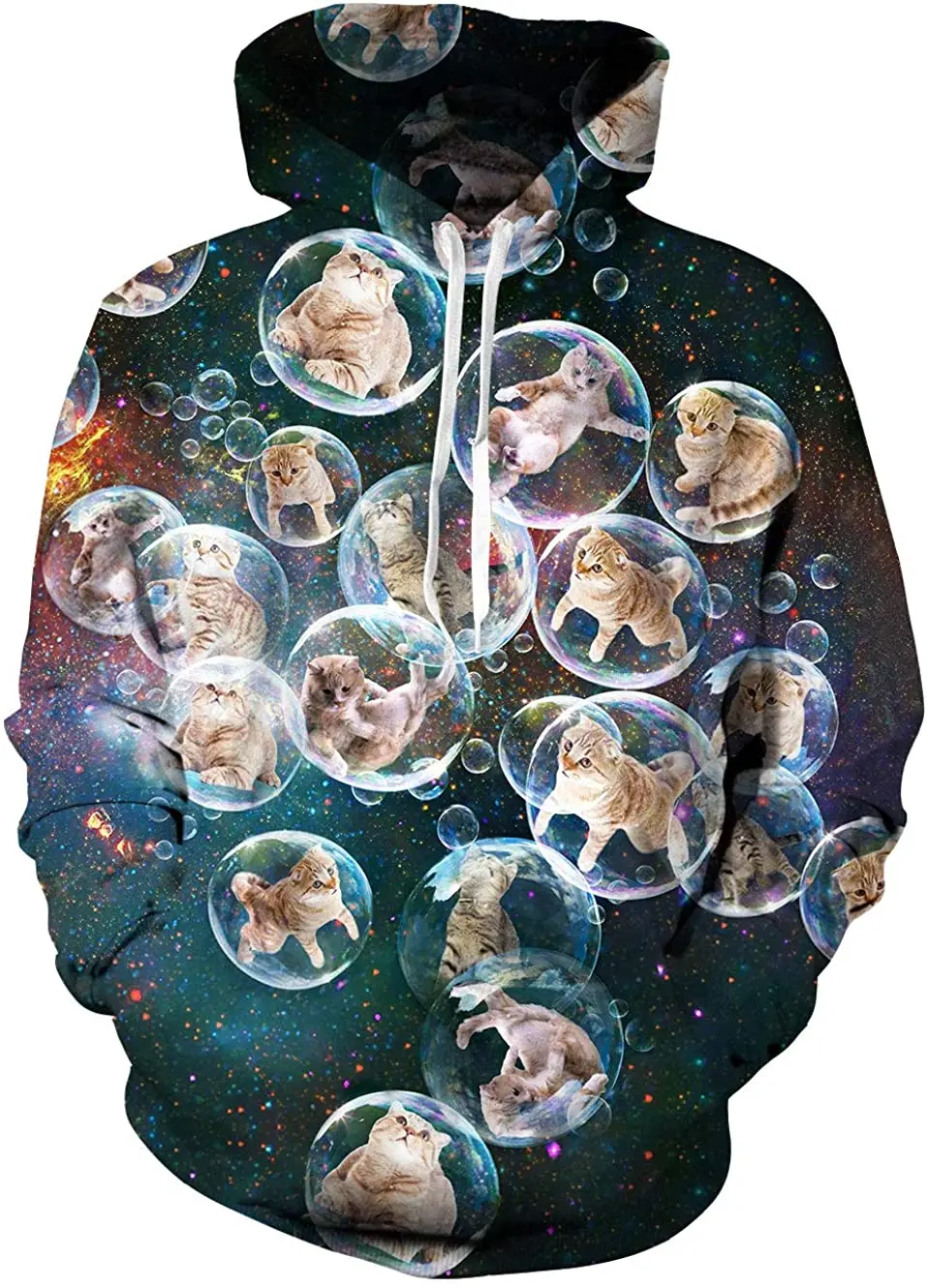 

Funny Unisex 3D Cool Pullover Long Sleeve Hooded Sweatshirts with Big Pockets Pocket Clothes Harajuku Hoodie