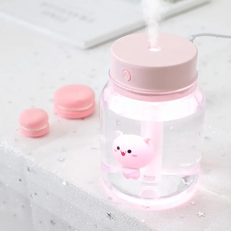 KBAYBO 400ML Candy Bottle USB Humidifier Cool Mist Maker Reduce Radiation Function Aromatherapy Household Air Purifier Gift | Бытовая
