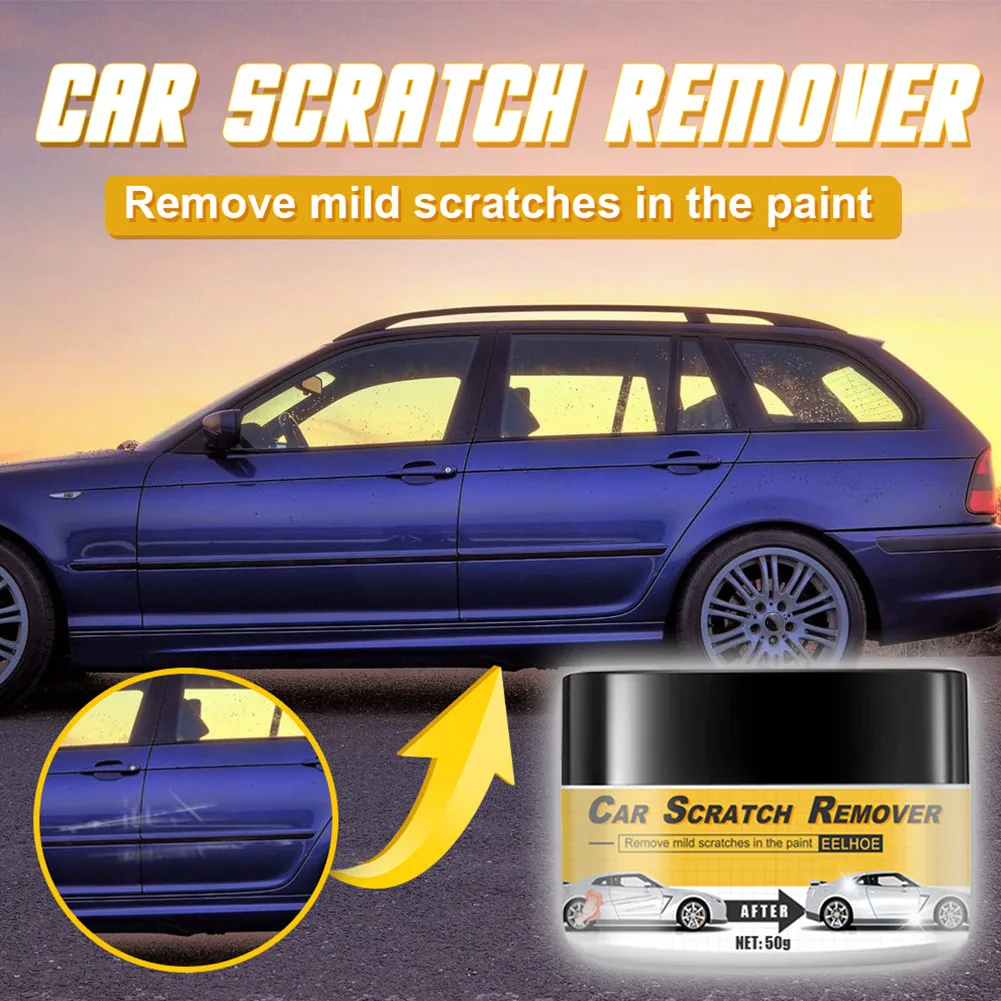 

2bottle Safe Decontamination Car Scratch Remover Paint Care Effective Repairing Agent Exterior Professional Polishing Auto