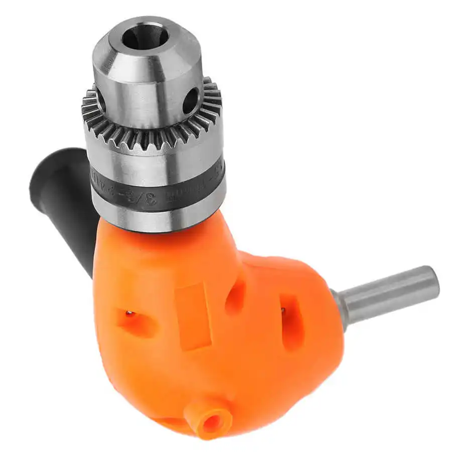 

90 Degree Right Angle Drill Attachment Portable Compact Punch Adapter Attachment Tool Cap Nut