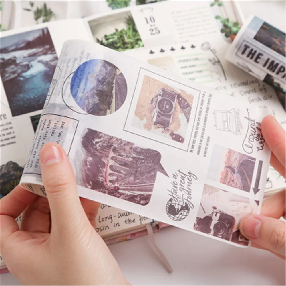 1 шт. декоративная лента наклейка для дневника|Офисный скотч| |