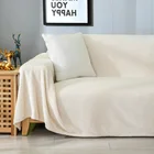 Супермягкое Фланелевое Полотенце для дивана, простое однотонное покрывало из кораллового флиса с текстурой ананаса, постельное белье
