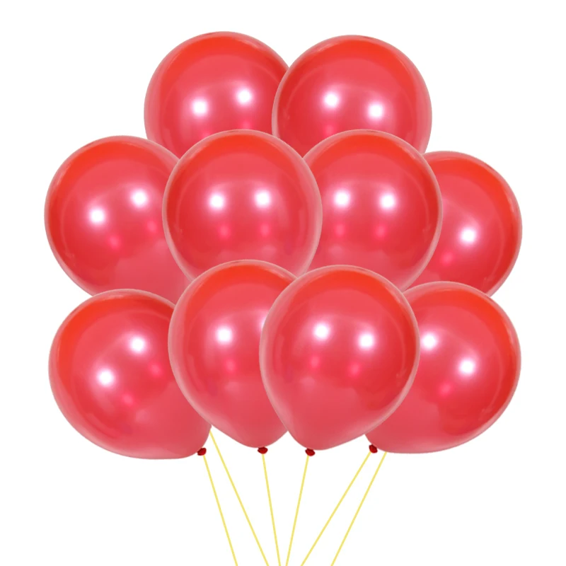 50 шт. латексные воздушные шары золотистые белые черные розовые|Воздушные и