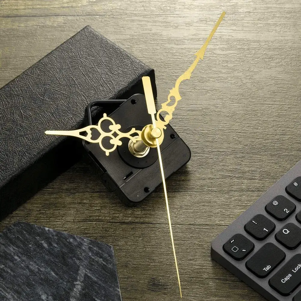 Бесшумные Часы настенные кварцевые Набор крыльев Diy прецизионные черные
