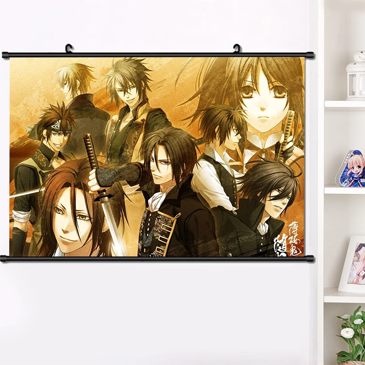 Аниме Hakuouki Shinsengumi Kitan Toudou Heisuke настенный постер манга искусственное украшение для