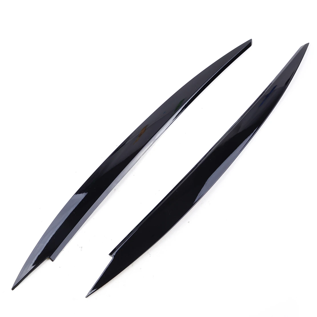 DWCX 2 шт. Автомобильная черная фара для бровей и век декоративная Накладка