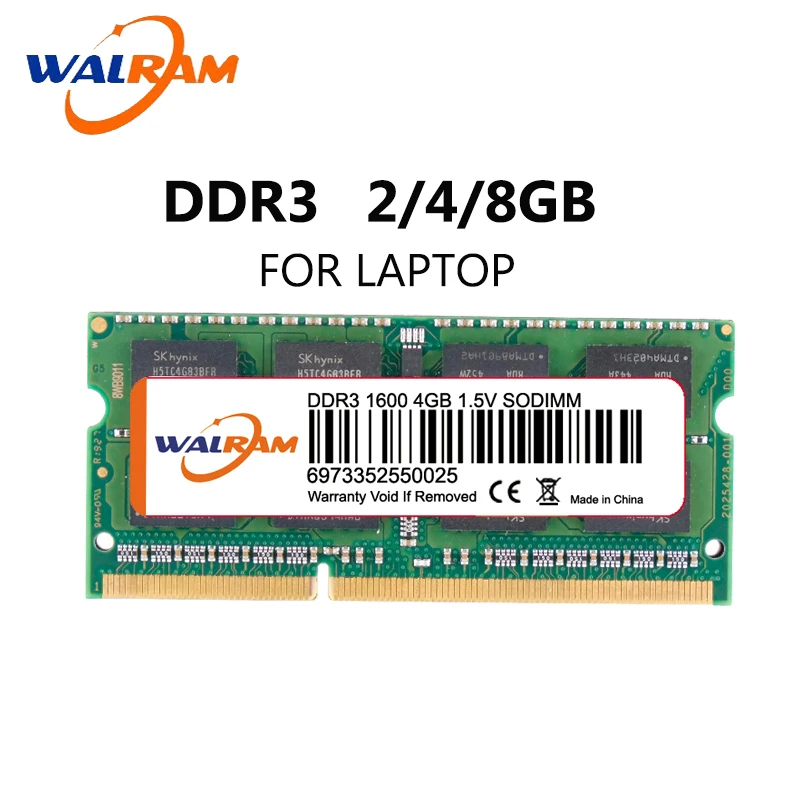ОЗУ WAL RAM ddr3 8 Гб 1600 МГц 4 intel ecc reg 1333 1866 memoria ram для ноутбука Dimm Memoria Ram Notebook | Компьютеры