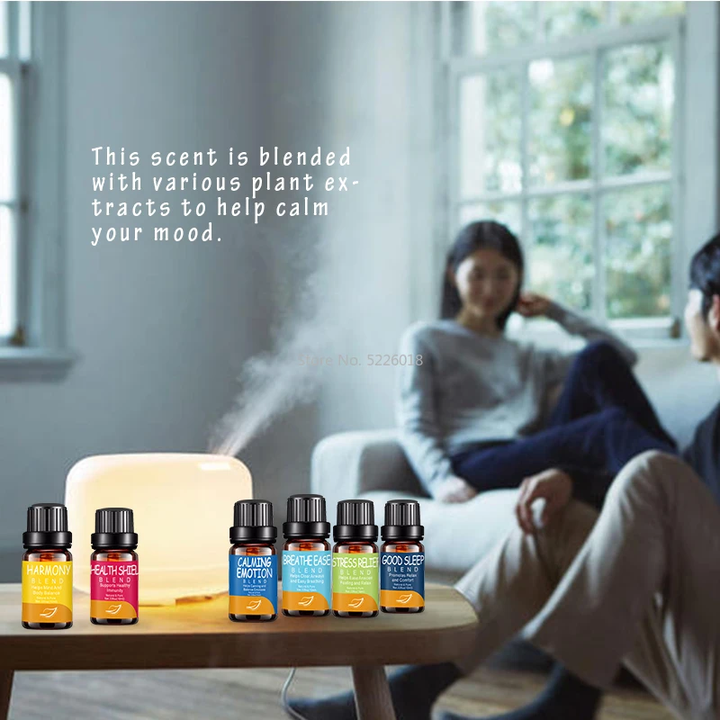 6 шт./компл. Чистое Эфирное Масла для диффузоры органических Натуральное эфирное
