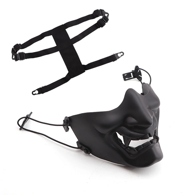 Новинка полумаска для страйкбола костюм Хэллоуина Косплей BB злый демон Кабуки