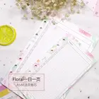 Сменная бумага для записей, А6, А5, на 6 кольцах, с вкладными листами, кавайные канцелярские школьные