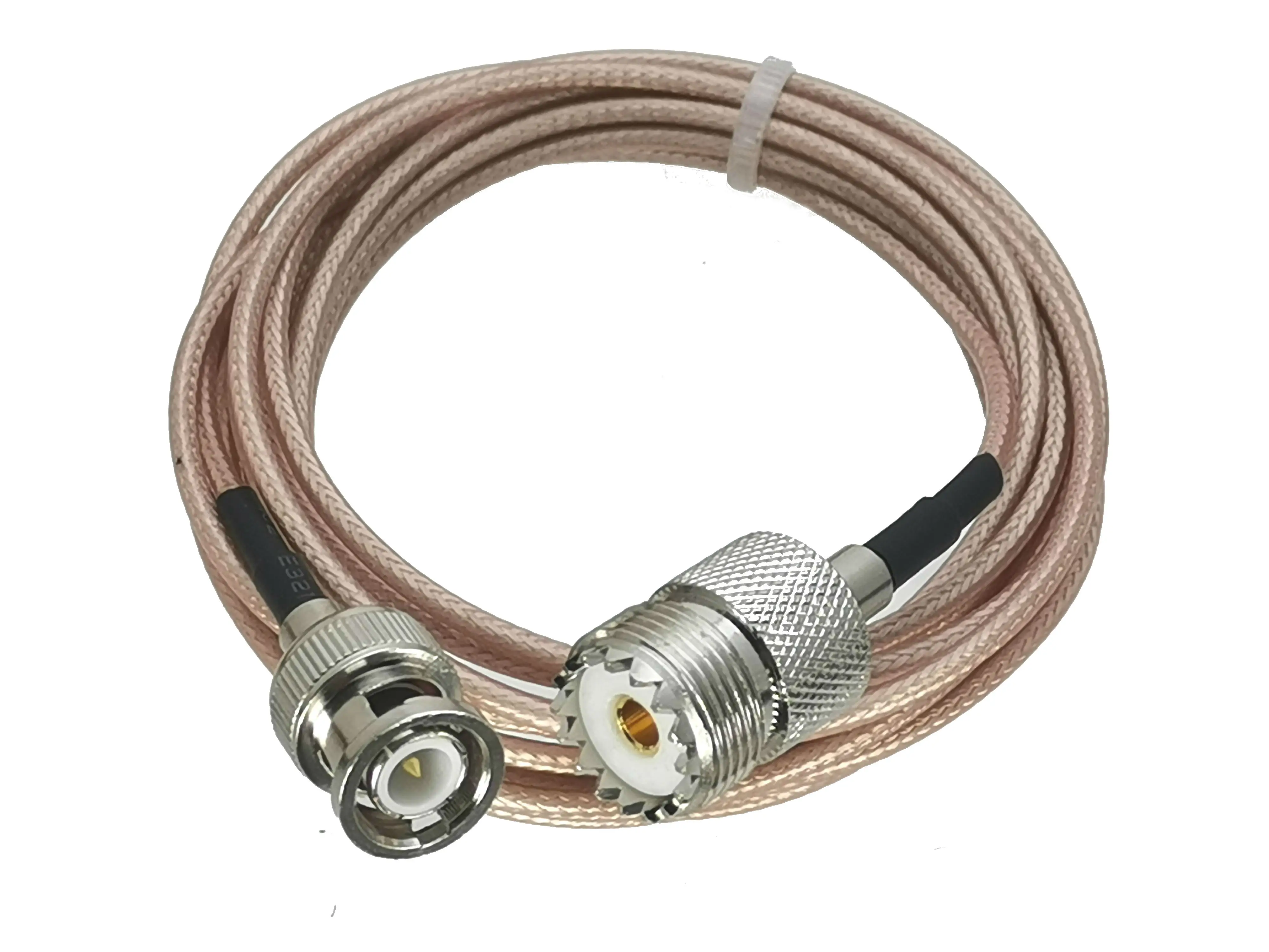 

Cable BNC male plug to UHF SO239 Female Jack straight RG316 RF Jumper pigtail 4inch~10M