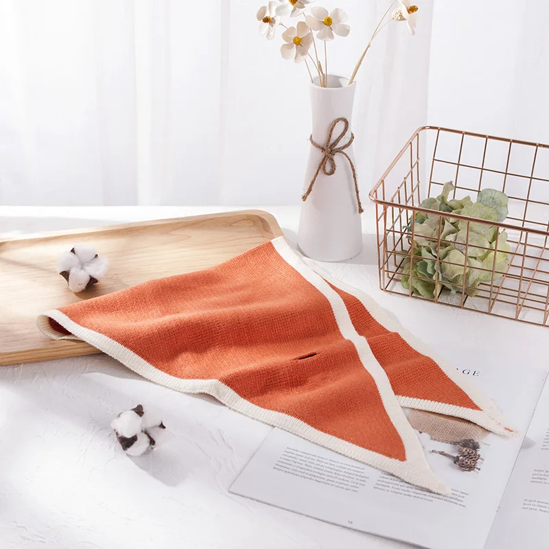 Шарф женский осенне-зимний трикотажный эластичный с бантом |