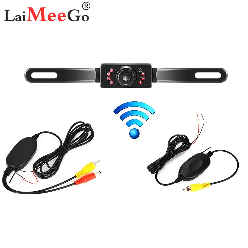 Беспроводная универсальная HD Автомобильная камера заднего вида 170 градусов