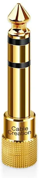 6.5mm Male to 3.5mm Female Audio jack Adapter electronic keyboard electric guitar piano amplifier speaker headphone | Компьютеры и