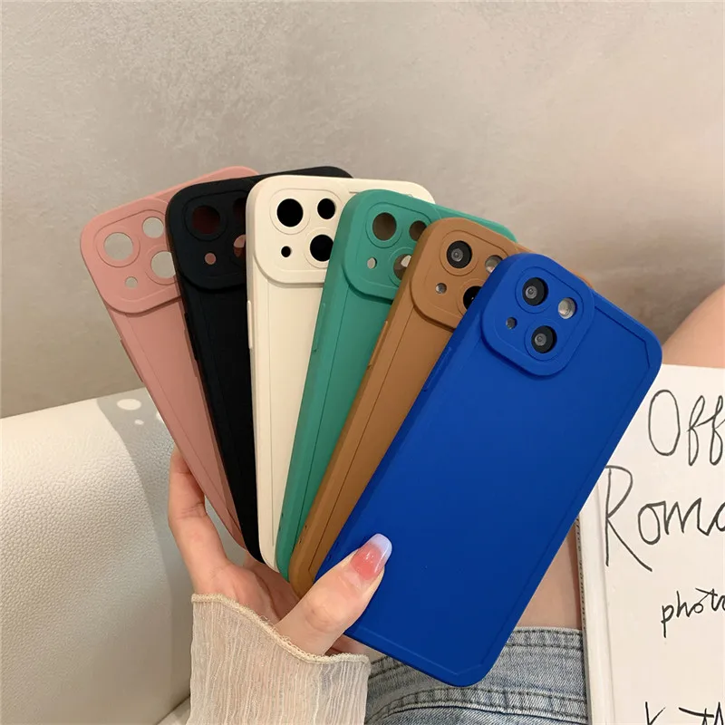 for oppo a92s a72 a52 a11x reno6 pro reno4 se r17 funda liquid silicone phone case a32 a55 luxury soft matte covers candy color free global shipping