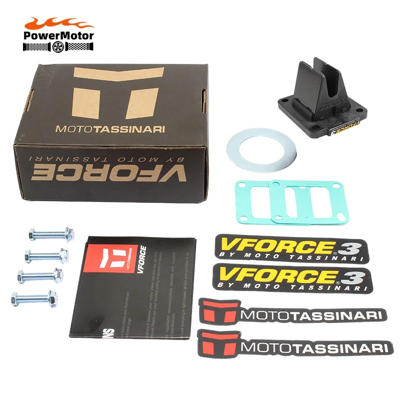 

V384A Motorcycle Carbon Fiber V-FORCE VFORCE 3 Reed Valve Cage Force Set For Kawasaki KX85 KX80 KX100 And Suzuki RM100
