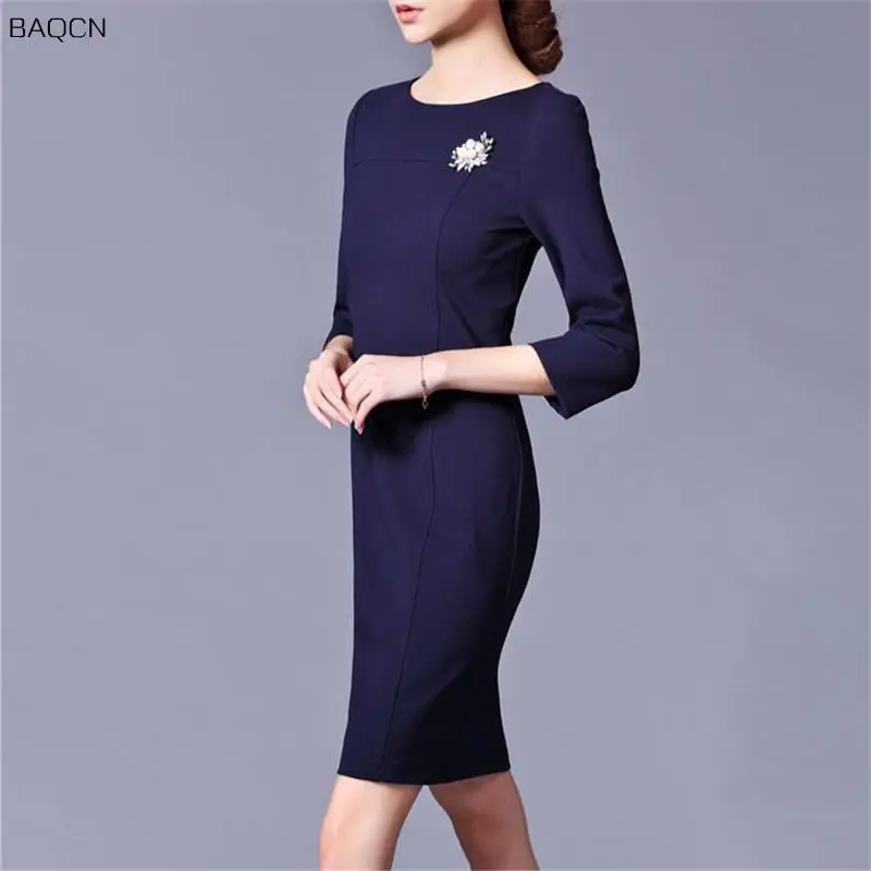 

Woman spring plus size Pencil dresses female autumn Robe women slim Vestido lady hedging dress lady OL dresses female dresses