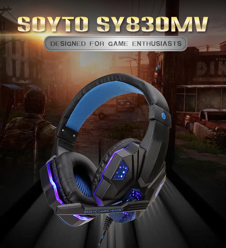 

Gaming Luminous Headset Headset Music Headset Stereo Gaming Computer Factory Dropshipping