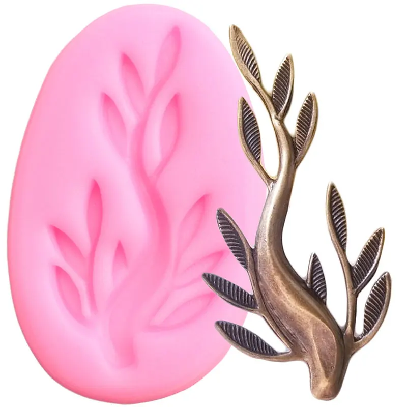 

Силиконовые формы в виде ветвей дерева, подвеска в виде листьев, ювелирные изделия, глина из полимерной смолы, форма для конфет, шоколада