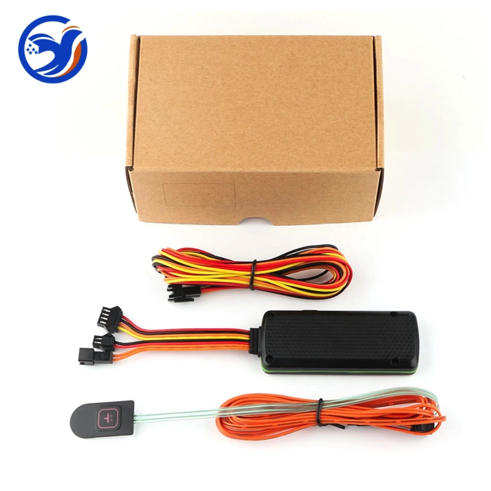 With SOS car GPS Tracker cut off engine 7-72V TK319-L Vehicle motorcycle tracking 4G Global use Free APP GPS Locator SOS Overspeed alarm - Цвет: With SOS