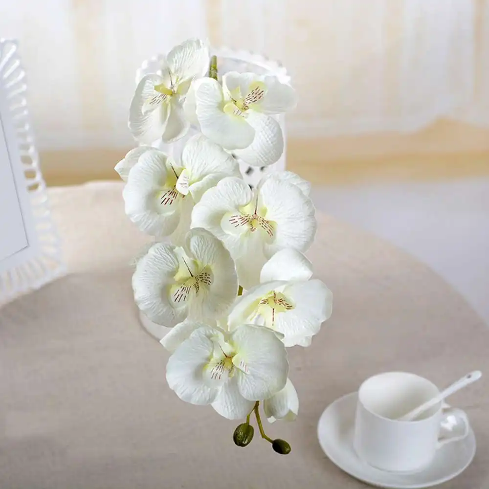 

5PCS Butterfly Orchid Artificial Flowers Party Home Decor Wedding Decoration Accessories Fake Flower