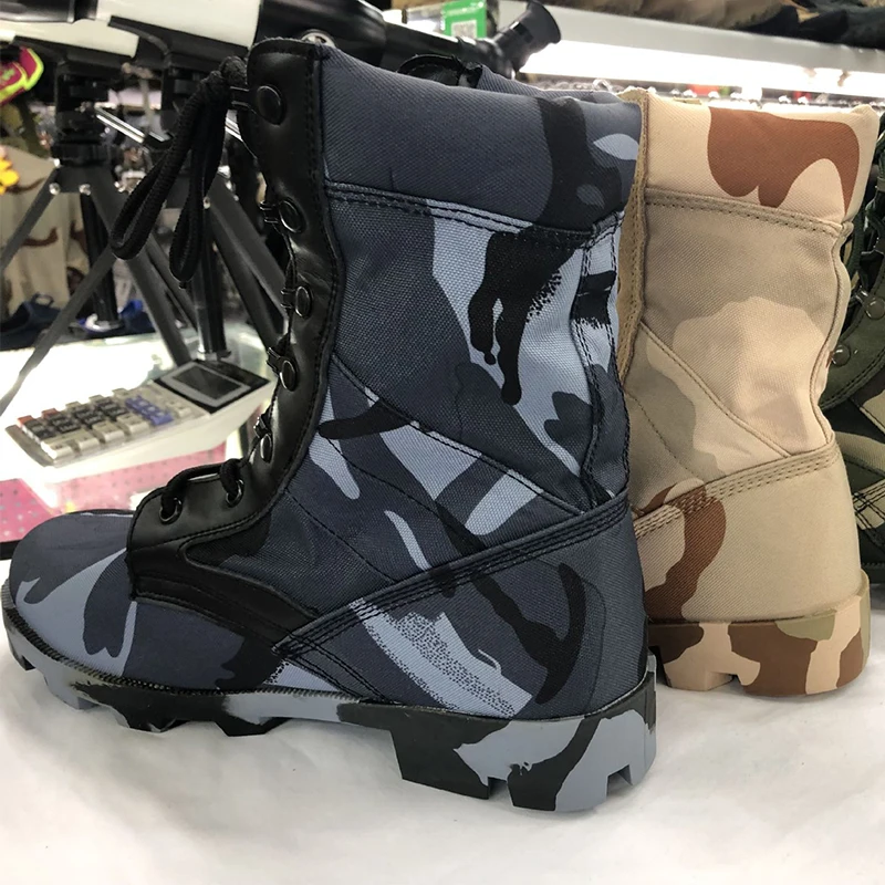 Камуфляжные военные тактические ботинки мужские водонепроницаемые походные для