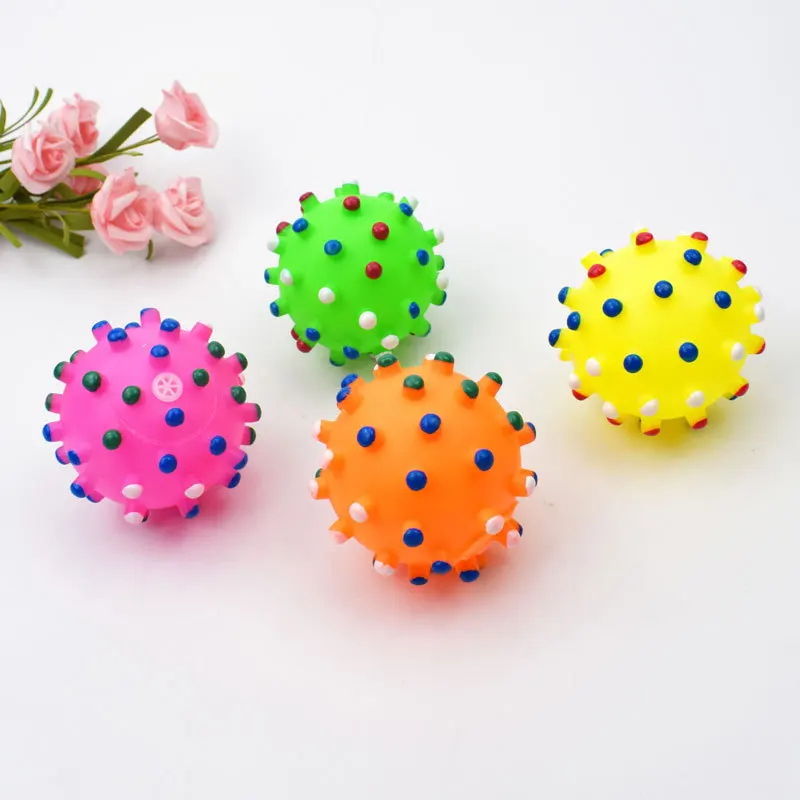 Transer прочный скрипучий мяч для комнатной собаки 6 см игрушки домашних животных