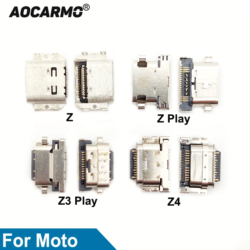 Док-станция Aocarmo с USB-портом для зарядки Moto Motorola Z/Z Play/Z3 Play/Z4 XT1650-05 XT1635 | Мобильные