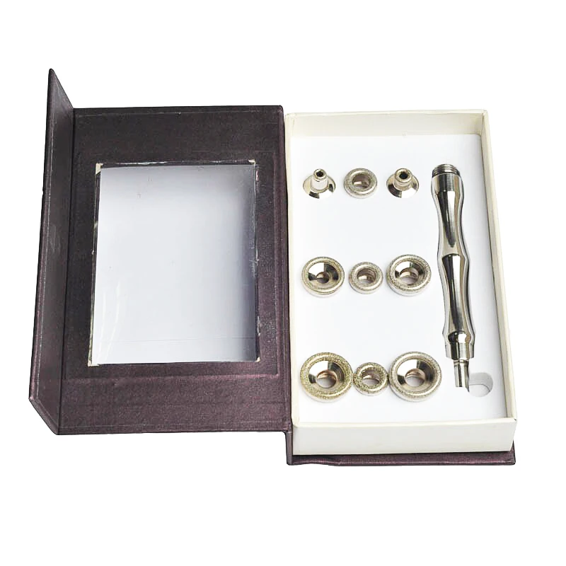 1 шт. палочка и 9 наконечников Алмазная машина для ухода за кожей микродермабразия