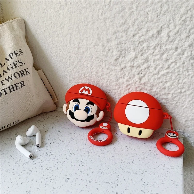 Защитный чехол Super Mario Airpods для AirPods 1/2 Pro 3 поколения Беспроводная Bluetooth гарнитура